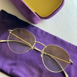 New Garrett Leight Round Tinted Sunglasses